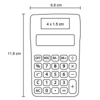 CALCULADORA PLASTICO RACQUOR