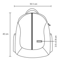 MOCHILA EJECUTIVA TELA SAEEMA