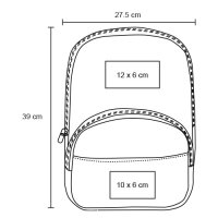 MOCHILA ESCOLAR NYLON SAEINX