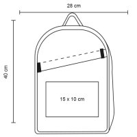 MOCHILA ESCOLAR TELA SAEKUL