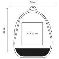 MOCHILA ESCOLAR TELA SAELON