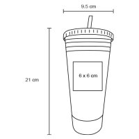 VASO PLÁSTICO 600ML DACTONTA