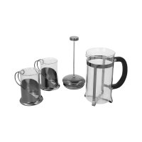 SET VIDRIO BOROSILICATO/ ACERO INOXIDABLE / PLASTICO TACTYTH