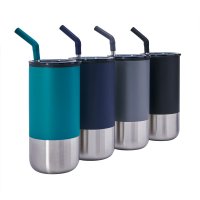 TERMO ACERO INOXIDABLE / PLASTICO / SILICN VACEEMA