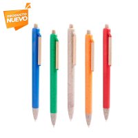 BOLIGRAFO FIBRA DE TRIGO / PLASTICO / CARTN VACMELT