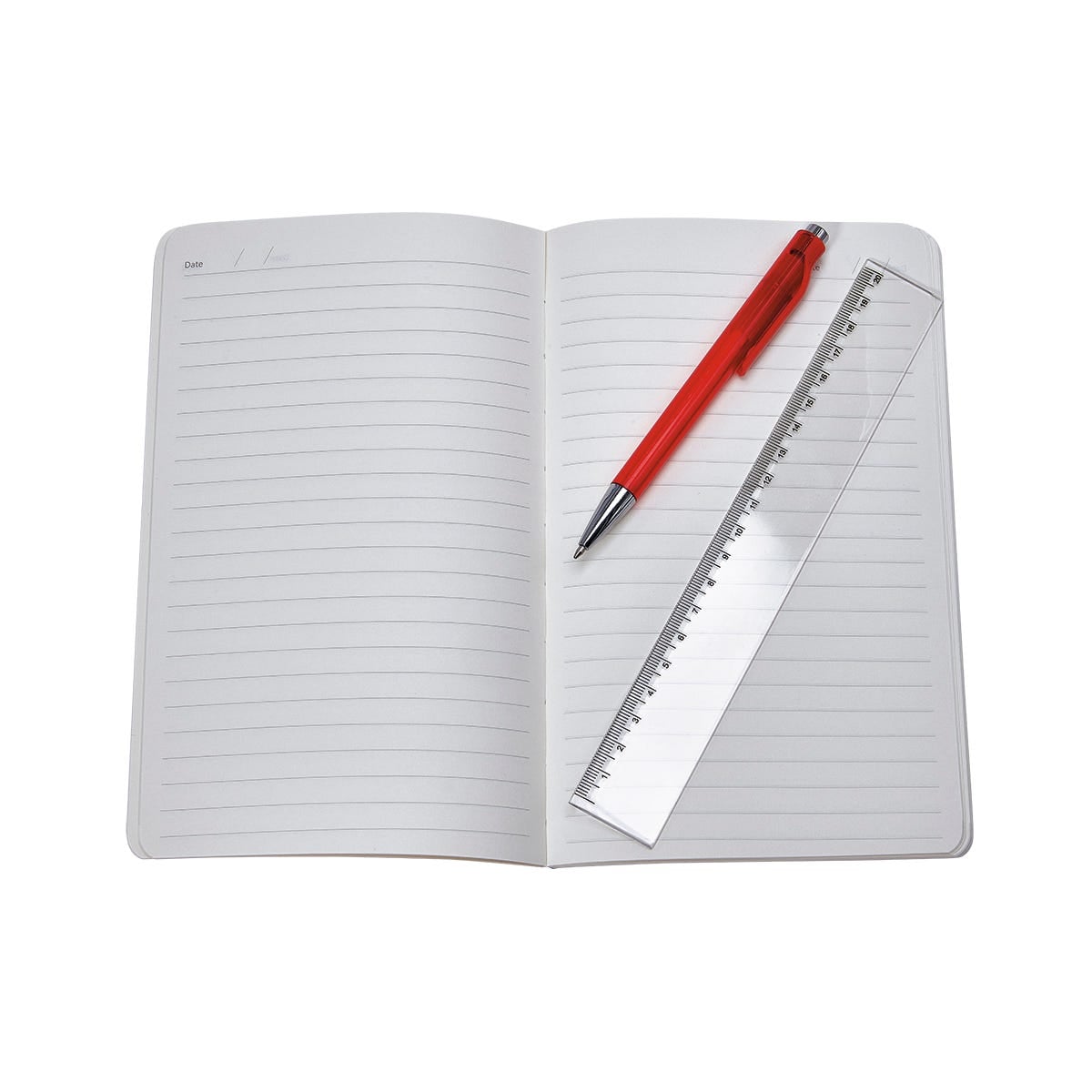 SET CURPIEL LIBRETA / PLÁSTICO BOLÍGRAFO / PVC BOLSA VAEVRA