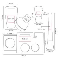 SET ACERO INOXIDABLE ZAENIX