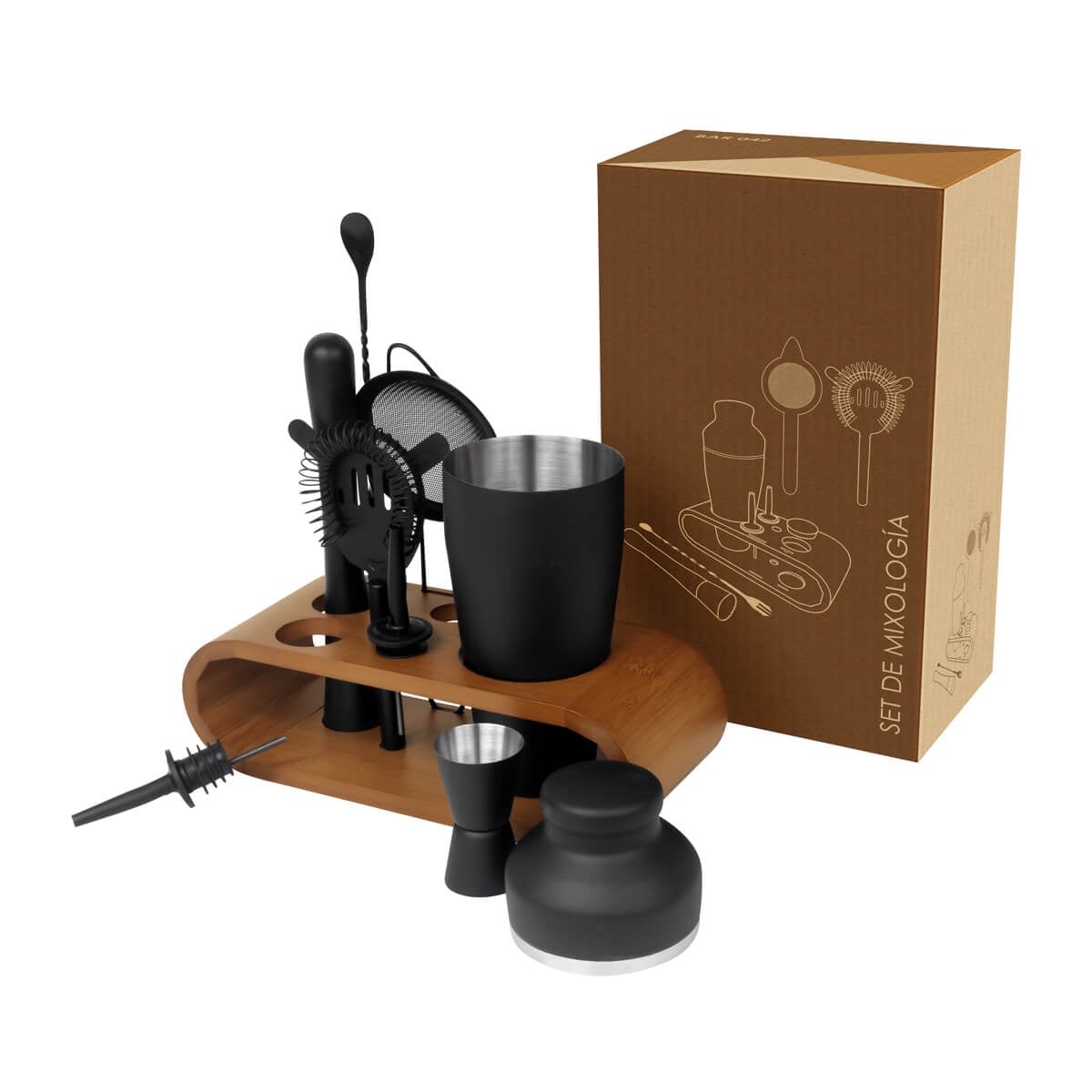 SET ACERO INOXIDABLE ZAEOETH
