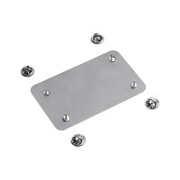 PLACA ACERO INOXIDABLE AABYDE