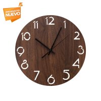 RELOJ MADERA MDF BABNAST
