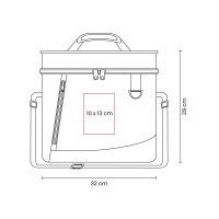 HIELERA POLIÉSTER IMPERMEABLE 15L DAEARK