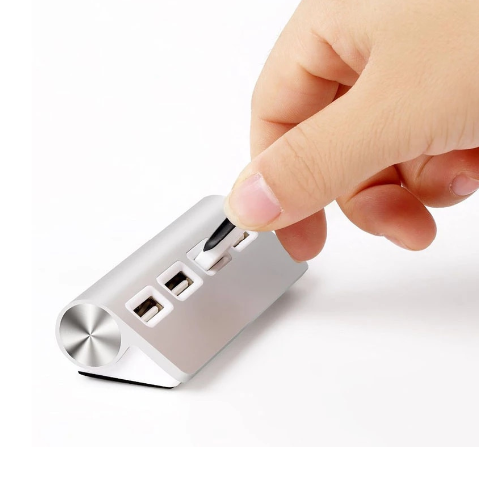 HUB USB 2.0 ALUMINIO MACLAVO