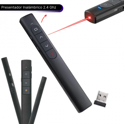 PRESENTADOR INALÁMBRICO USB RECARGABLE MACLURV