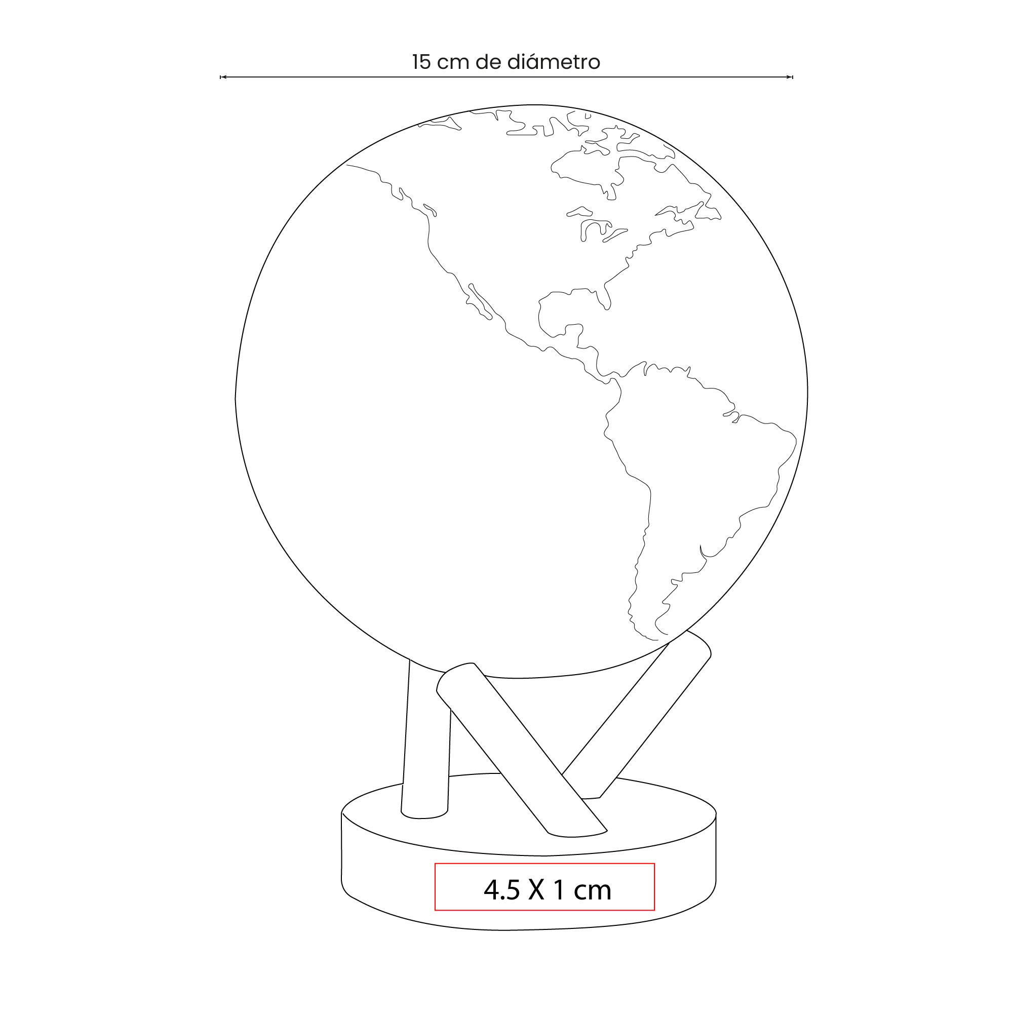 GLOBO TERRÁQUEO PHILEAS