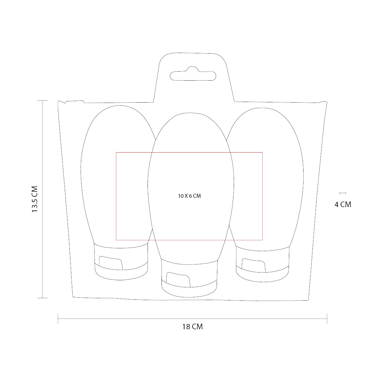 SET BOTELLAS DE VIAJE SIENA