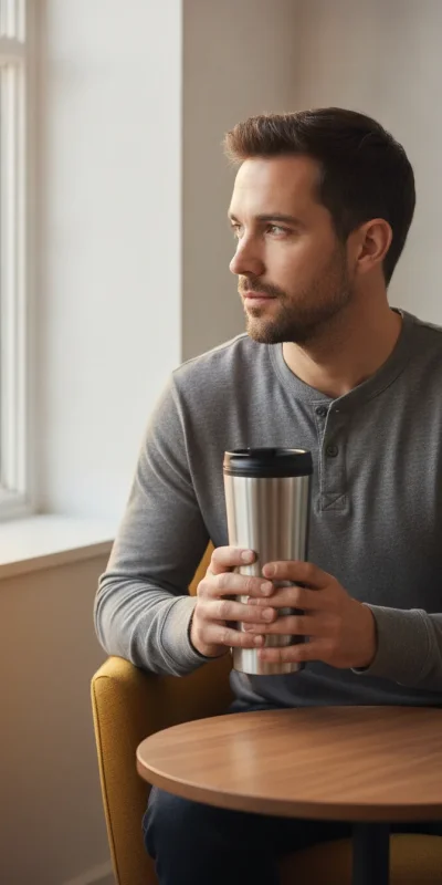 TERMO ACERO 450ML MACTELM