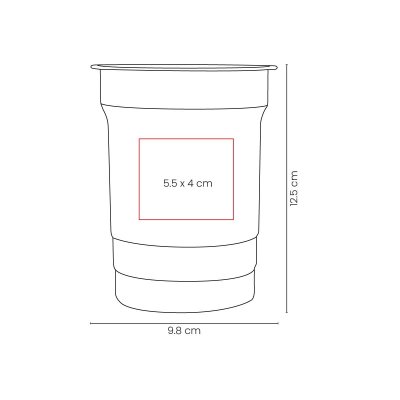 VASO ALUMINIO 590ML VACLOST