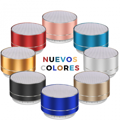 BOCINA METÁLICA LED BLUETOOTH LAEZON